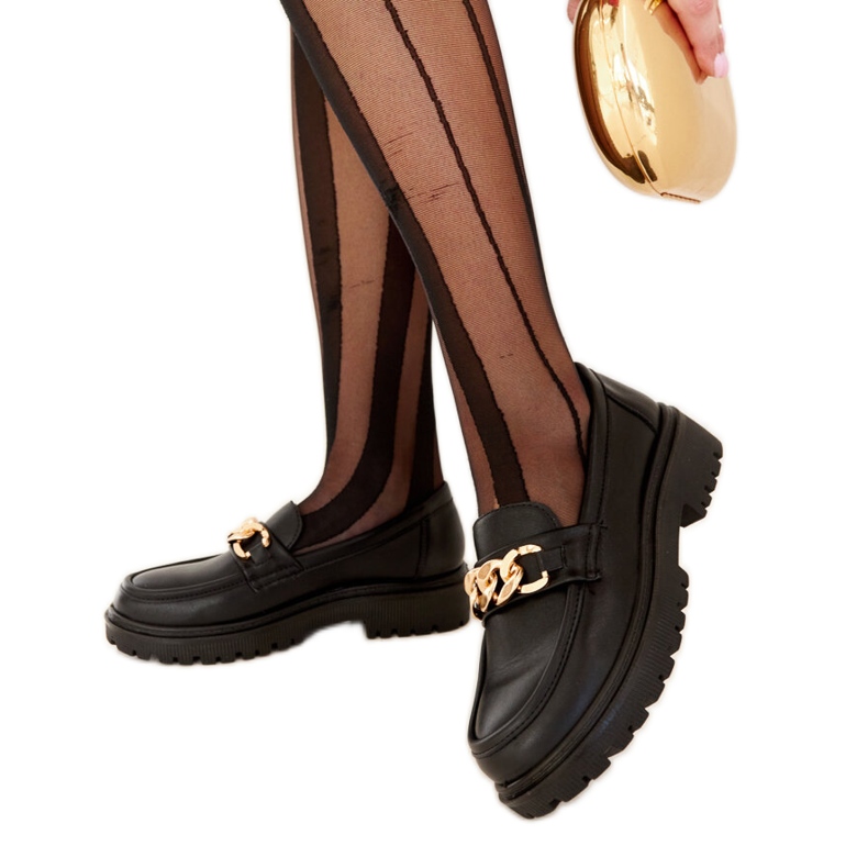 Mocassins pretos em Elenor