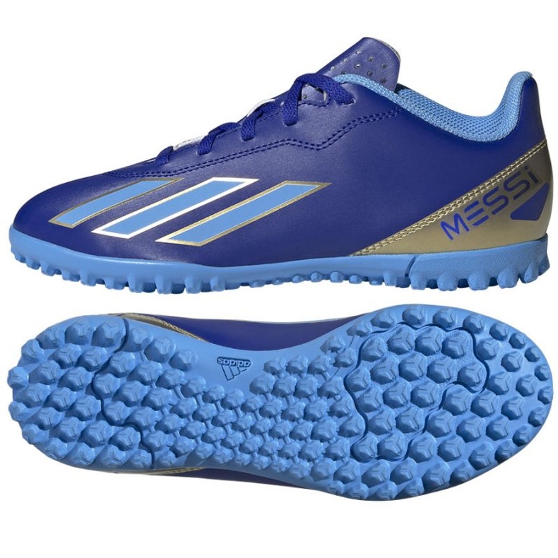 Adidas X Crazyfast Club Messi Jr Tf ID0722 sapatos azul