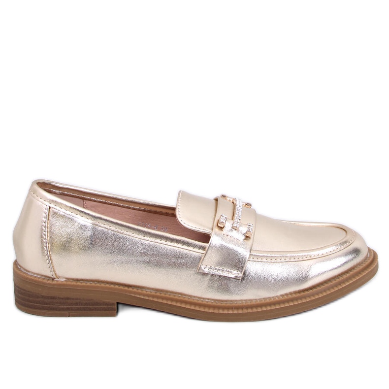 Mocassins femininos Ferdis Gold dourado