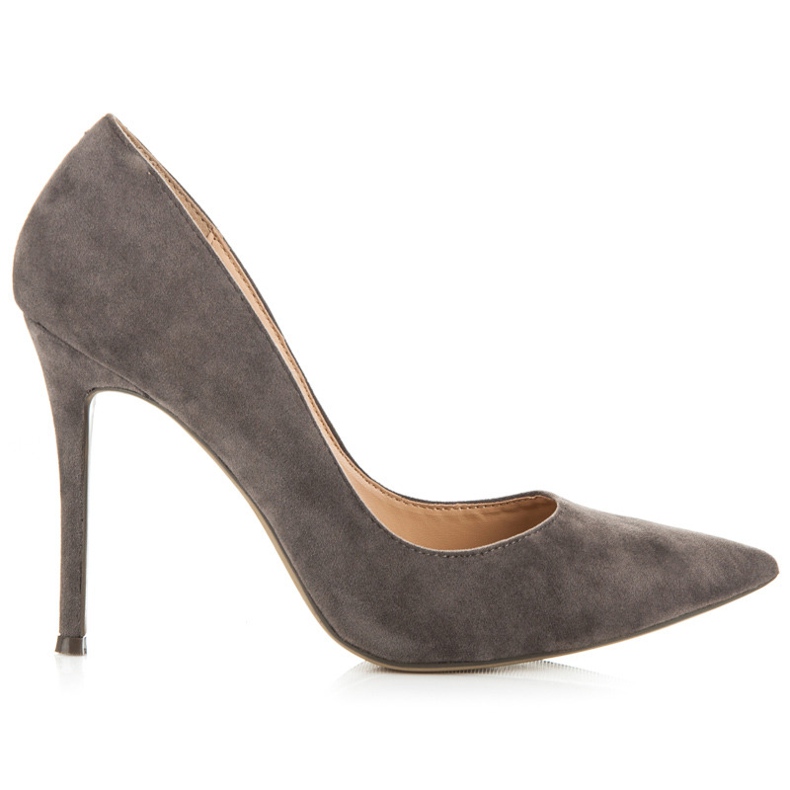 Vices Salto de camurça cinza