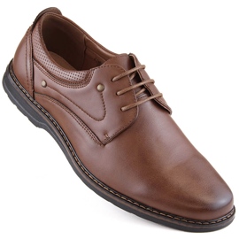 News Sapatos masculinos marrons elegantes Coleção masculina Unisoft 4092 marrom