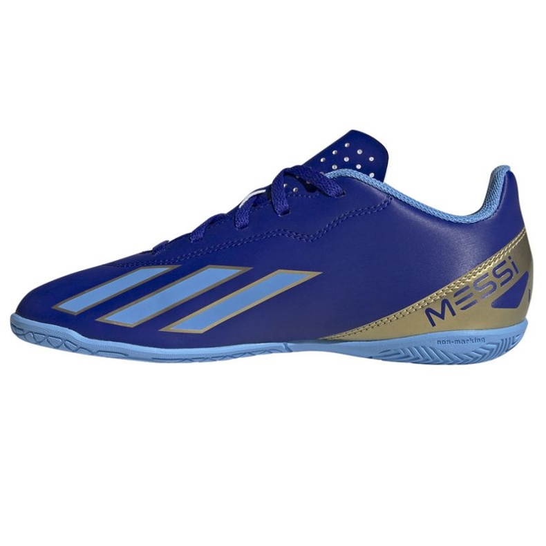 Adidas X Crazyfast Club Messi Jr Em sapatos IE8667 azul