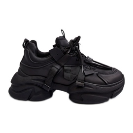 Tênis feminino com sola robusta, Windamella preto