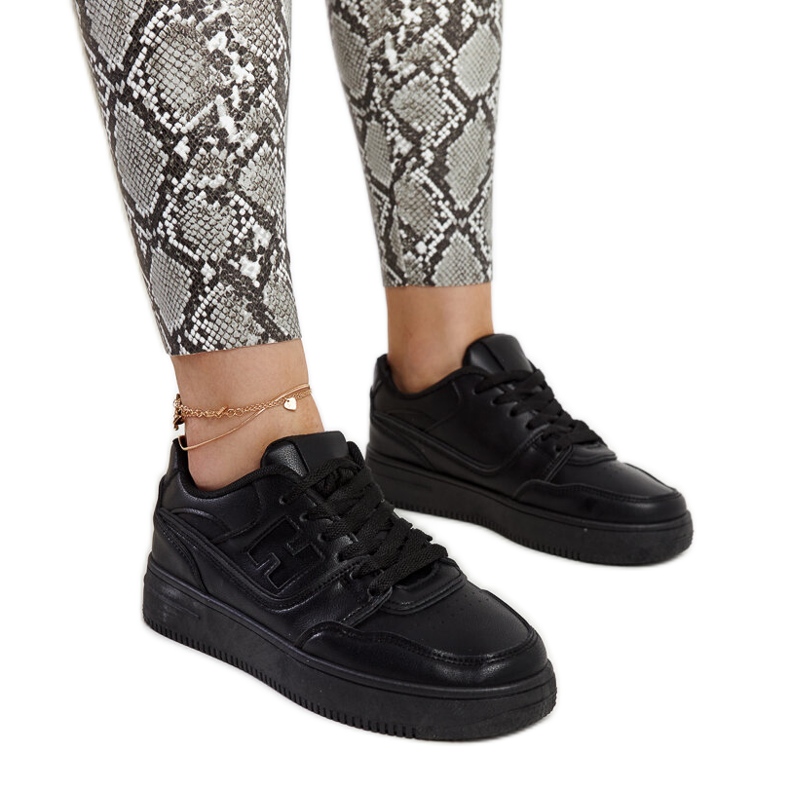 Tênis plataforma preto Mentha