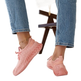 Tênis rosa tecido Mira