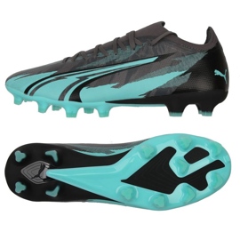 Puma Ultra Match Rush FG/AG M 107830 01 sapatos cinza