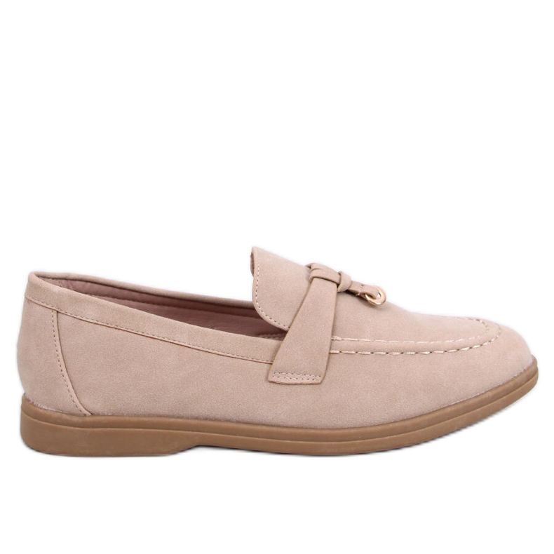 Mocassins femininos Antonisa Khaki bege