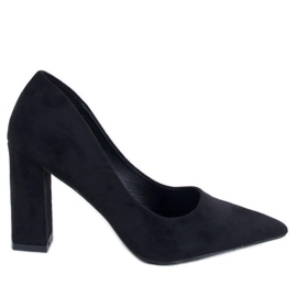 Sapatos de salto agulha pretos Verizon