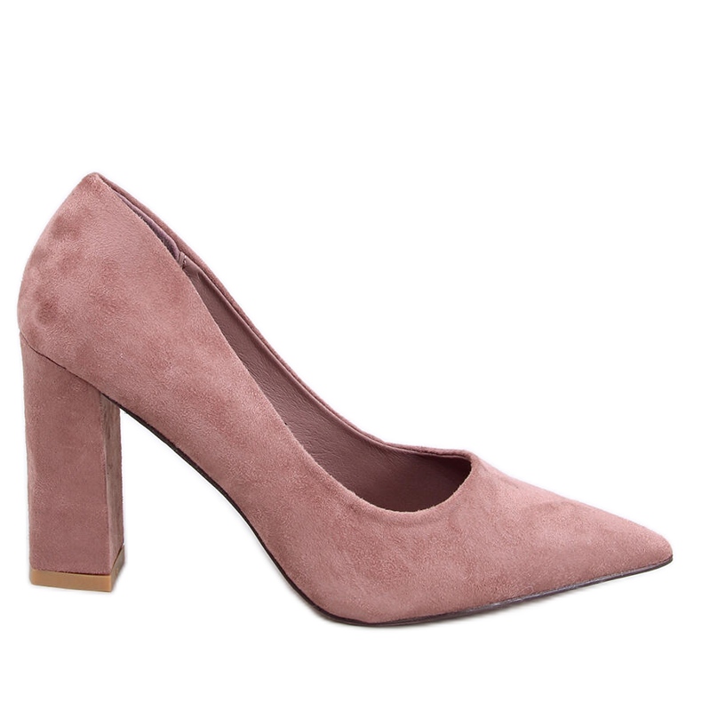 Sapatos de salto agulha Verizon Nude rosa