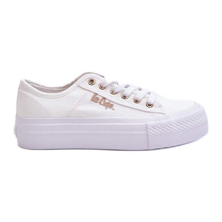 Tênis plataforma feminino Lee Cooper LCW-24-31-2725 branco