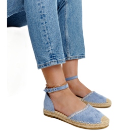 Alpercatas azuis com decoração Aydan azul Alpercatas azuis com decoração Aydan azul