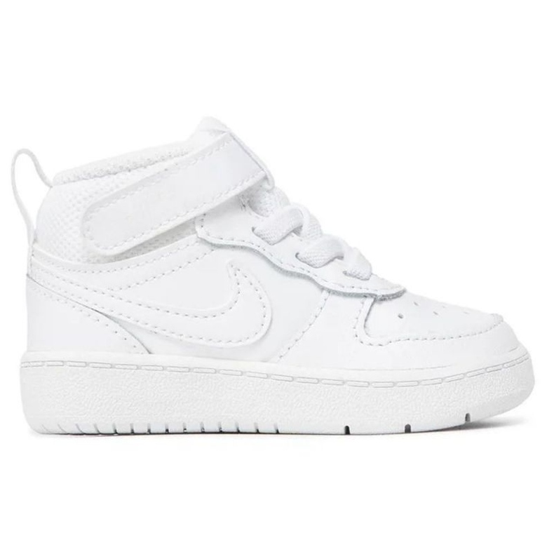 Tênis Nike Court Borough Mid2 (TDV) Jr CD7784-100 branco