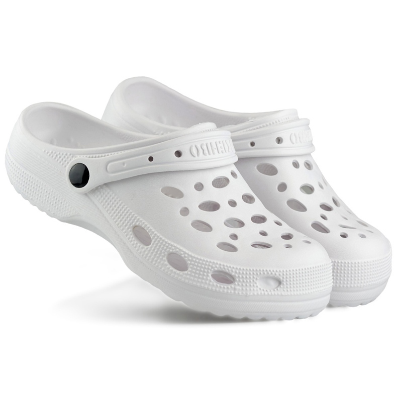 Chinelos Kroksy brancos