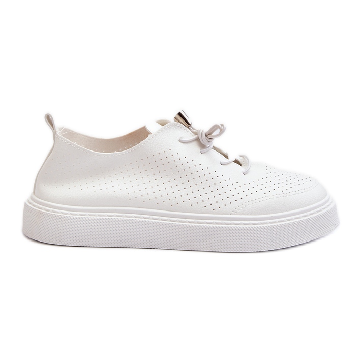 Tênis Feminino Openwork Branco Unassemia