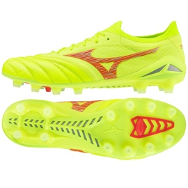 Chuteiras Mizuno Morelia Neo Vi Beta Japan Mix Md M P1GA244045 amarelo