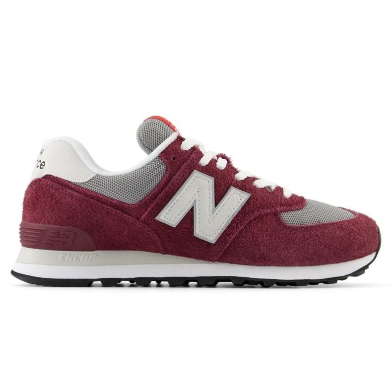 Sapatos New Balance U574BGH Borgonha vermelho