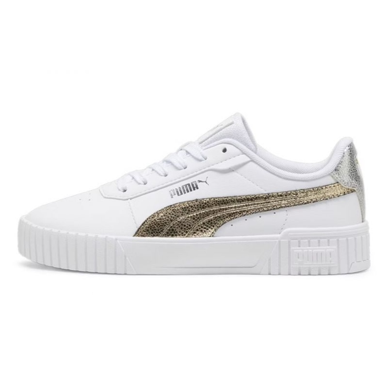 Puma Sapatos Carina 2.0 Brilho Metálico 39509601 branco