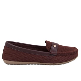 Mocassins femininos macios Yuriko Marrone marrom