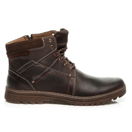 Lucca Sapatos de inverno dos homens marrom
