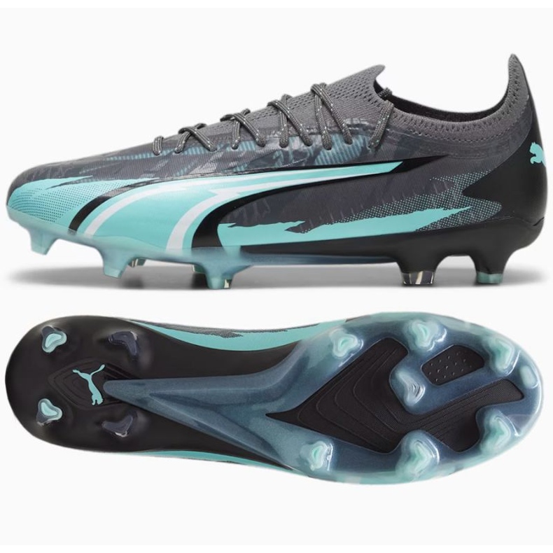 Chuteiras Puma Ultra Ultimate Rush FG/AG M 107827-01 cinza