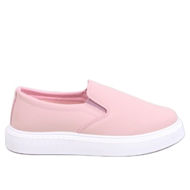 Tênis Allams rosa slip-on Tênis Allams rosa slip-on