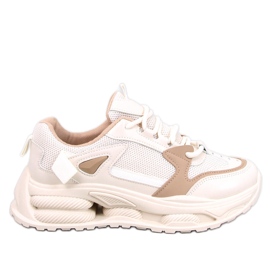 Tênis feminino Lancasi Beige Khaki bege