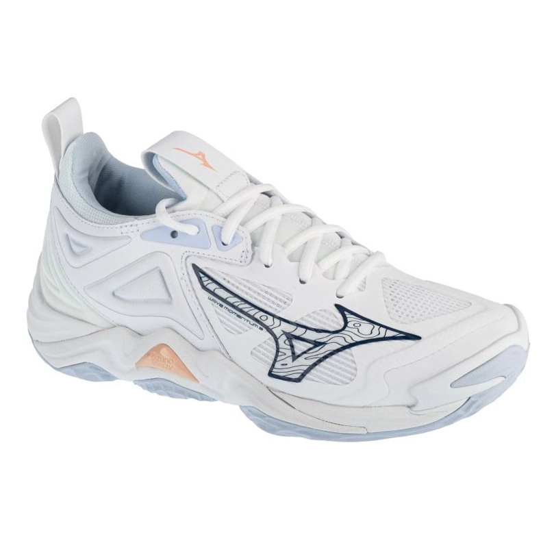 Tênis de voleibol Mizuno Wave Momentum 3 W V1GC231200 branco