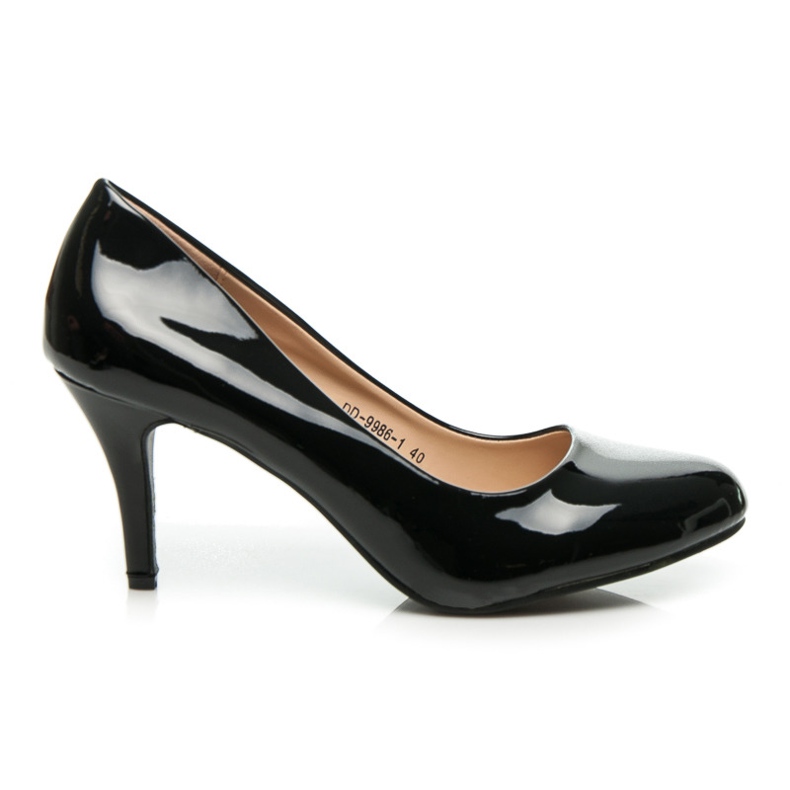 Yes Mile Bombas lacadas preto