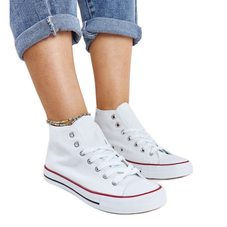 Tênis cano alto branco Eliska