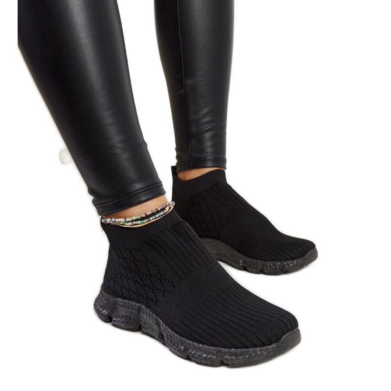 Tênis esportivos leves pretos da Vaclav