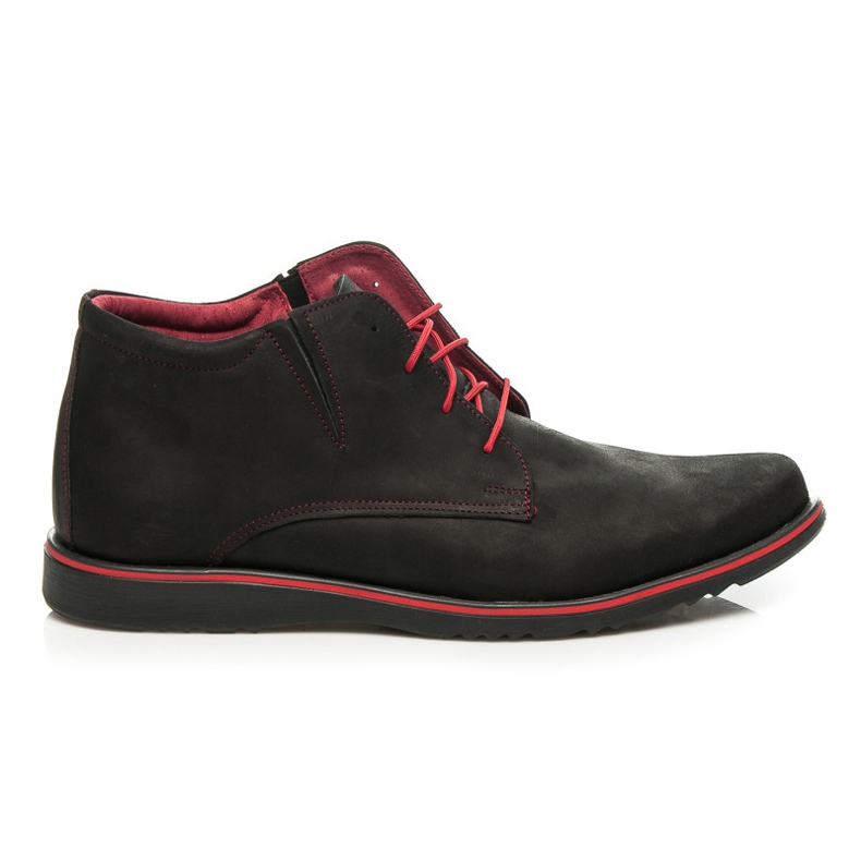 Lucca Sapatos masculinos com cordões preto