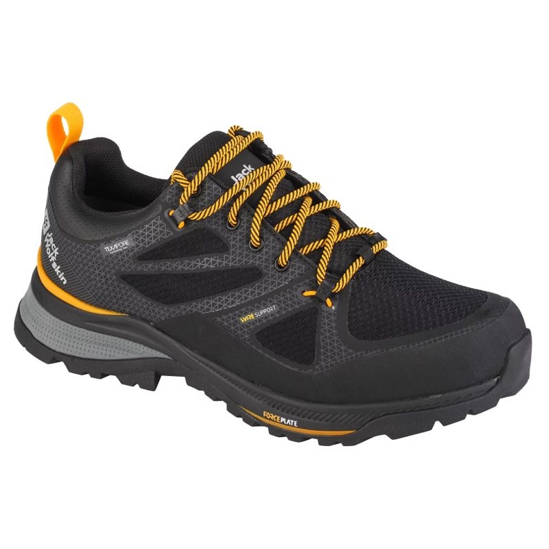 Sapatos baixos Jack Wolfskin Force Striker Texapore 4038843-6055 preto