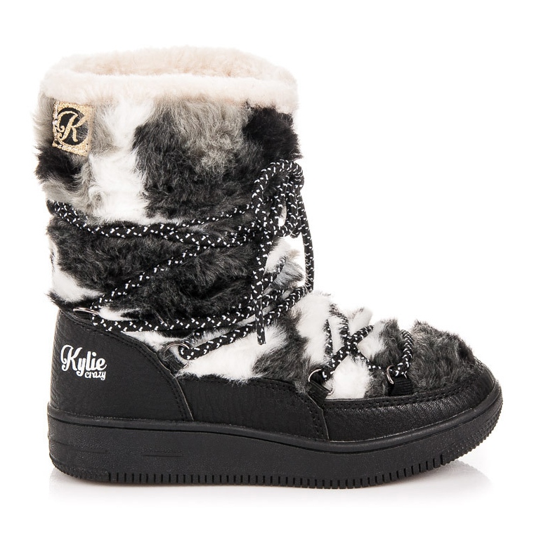 Kylie Botas de pele preto