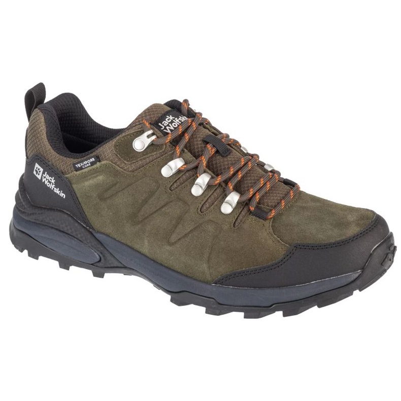 Sapatos Jack Wolfskin Refugio Texapore Low M 4049851-4287 verde