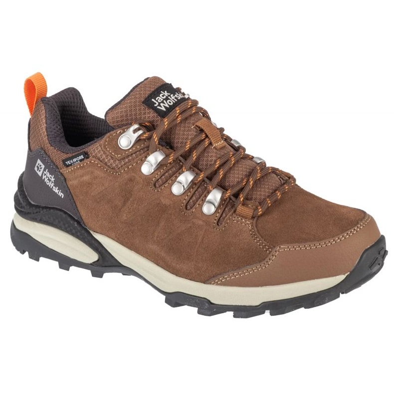 Sapatos baixos Jack Wolfskin Refugio Texapore 4050821-5238 castanho