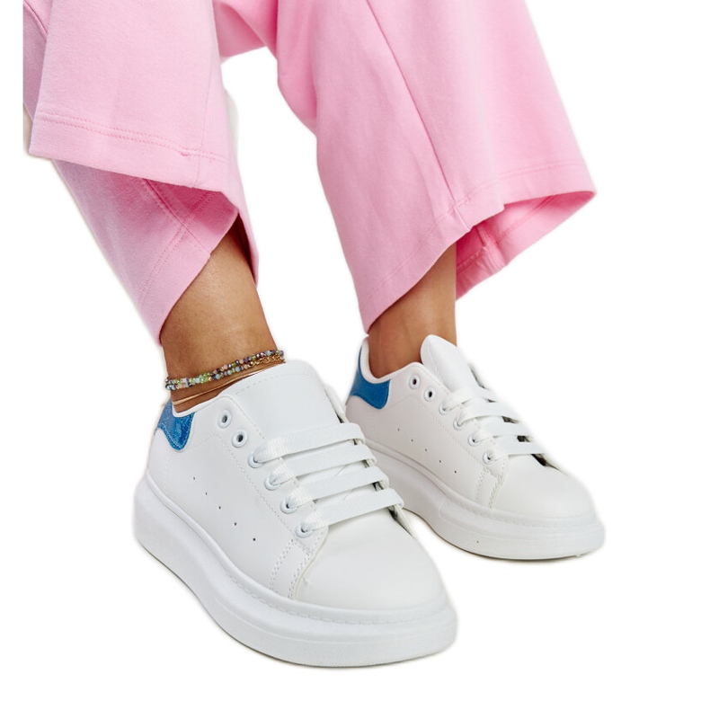 Tênis Fatimah de couro ecológico branco