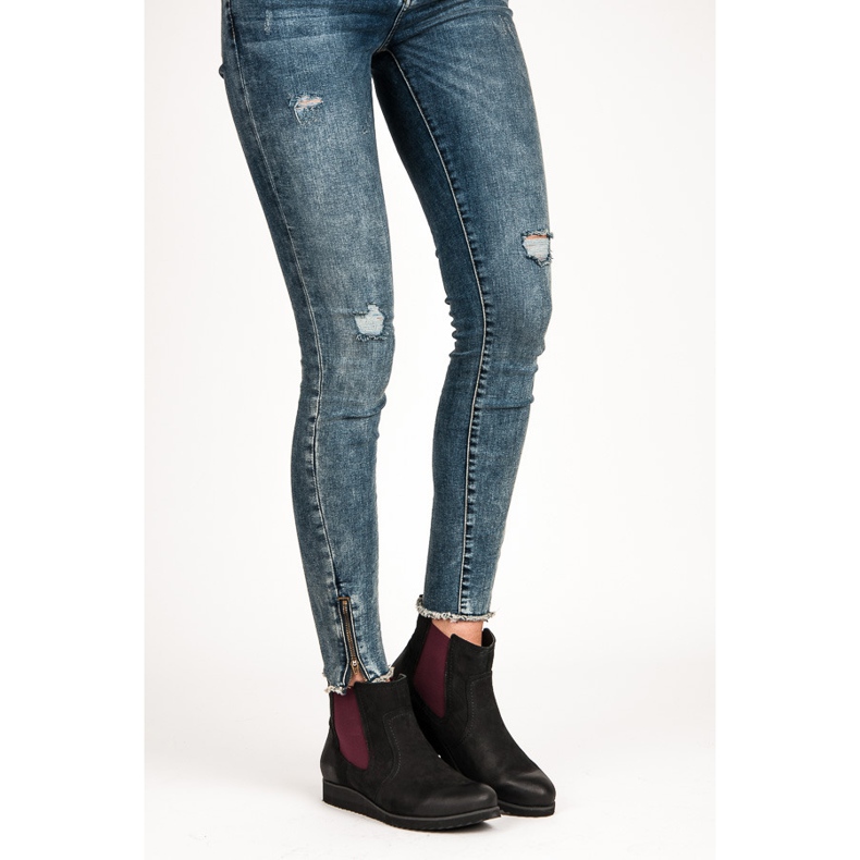 Vinceza Botas em couro Jodhpur preto