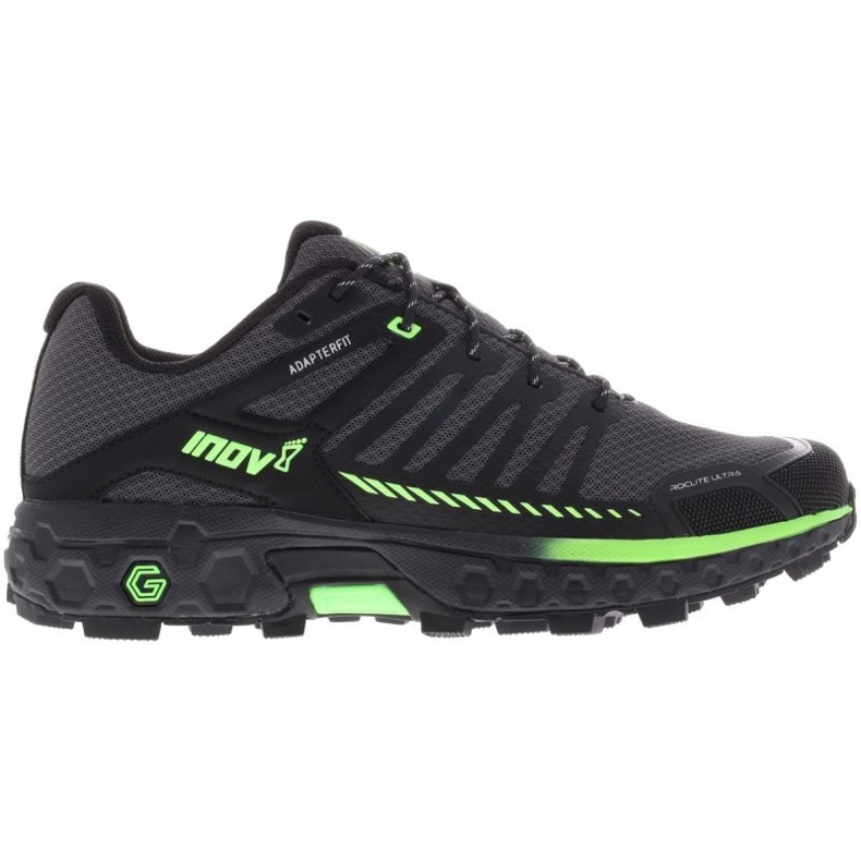 Tênis de corrida Inov-8 Roclite Ultra G 320 001079-BKGR-M-01 preto