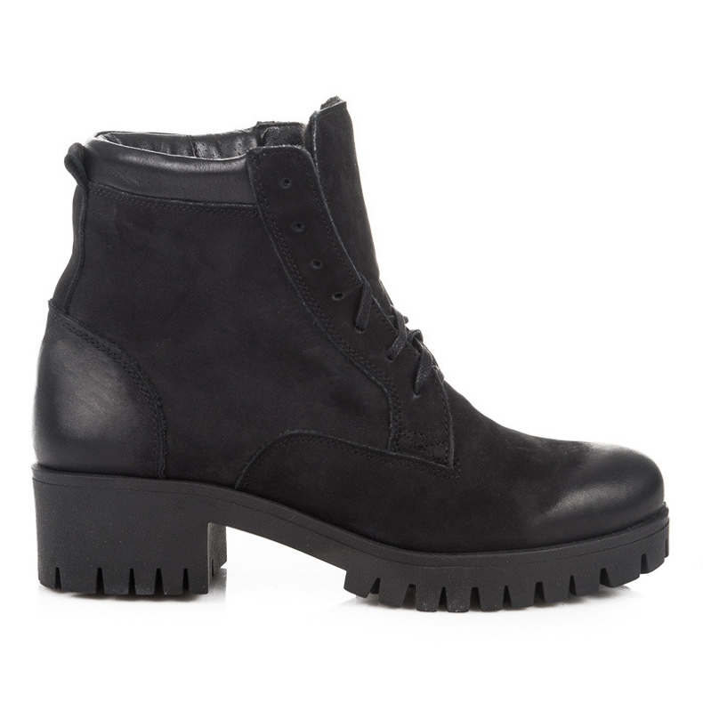 Vinceza Botas com cadarço com protetor preto