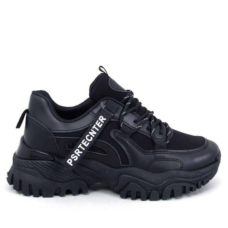 Tênis de cunha preto Bains