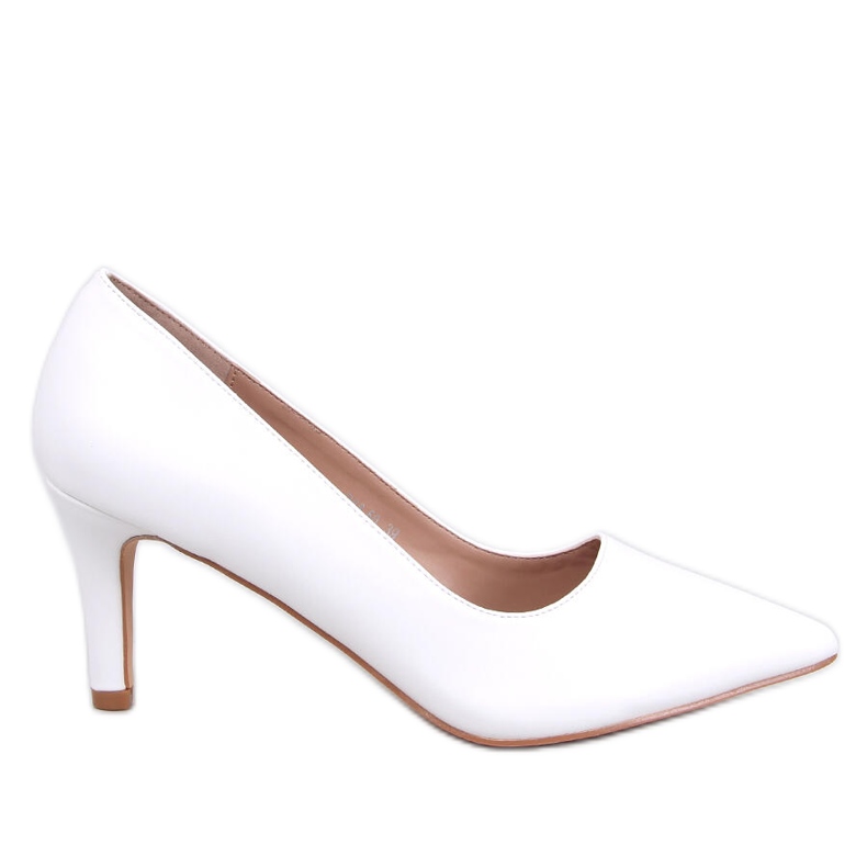 Sapatos de salto baixo Greaves White branco