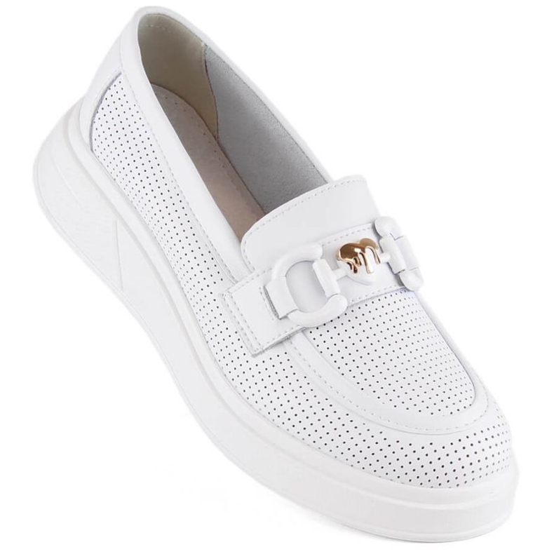 S.Barski Sapatos S. Barski na plataforma W LR720 OLI251B branco