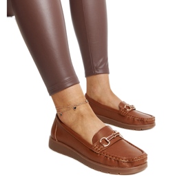 Mocassins com fivela marrom Anisah castanho Mocassins com fivela marrom Anisah castanho