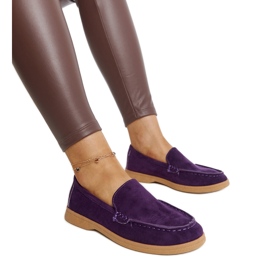 Sapatos de camurça roxa da Rumay roxo