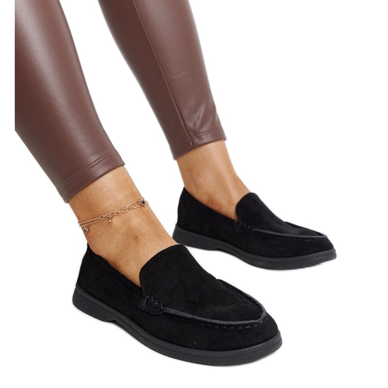 Sapatos Rumay de camurça preta preto