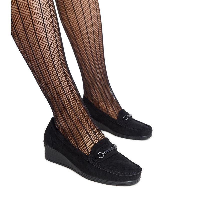 Mocassins pretos da Amel