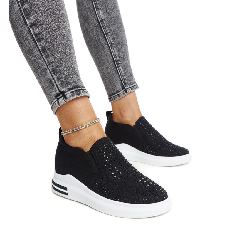 Tênis de cunha Fossacesia preto