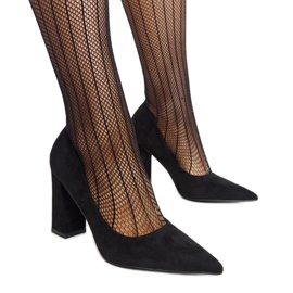 Sapatos de salto alto Leea pretos Sapatos de salto alto Leea pretos