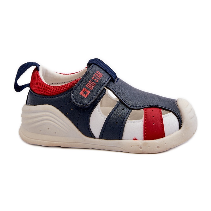 Sandálias infantis Big Star NN374210 Azul marinho