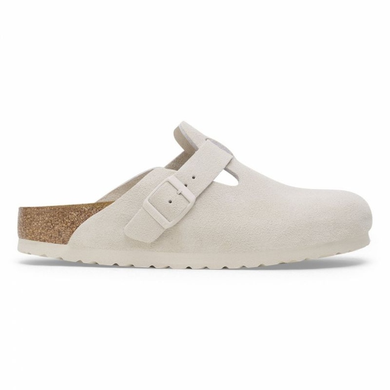 Chinelos Birkenstock Boston Leve 1024731 branco